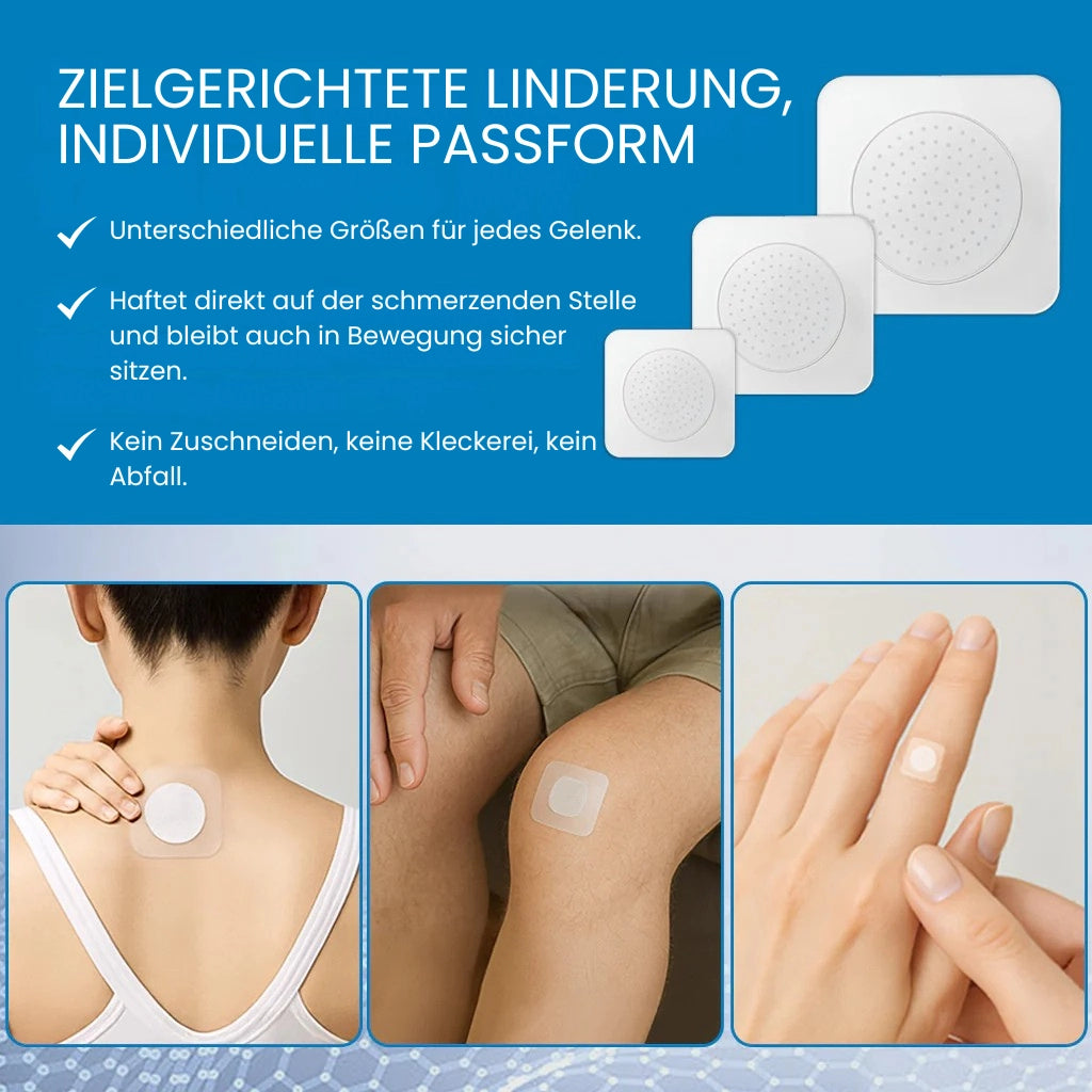 Microdarts-Pflaster zur Linderung von Gelenkschmerzen und Entzündungen.