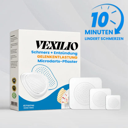Microdarts-Pflaster zur Linderung von Gelenkschmerzen und Entzündungen.
